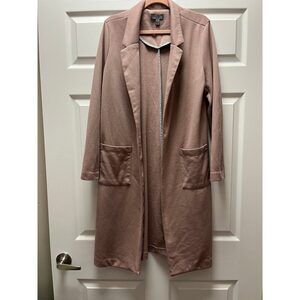 One by Chapter One Long Open Jacket Sz L